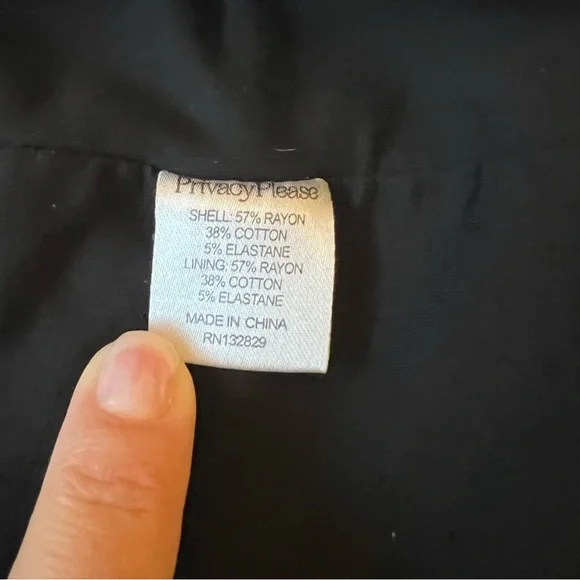 Privacy Please Classic Black Dress - Picture 4 of 6